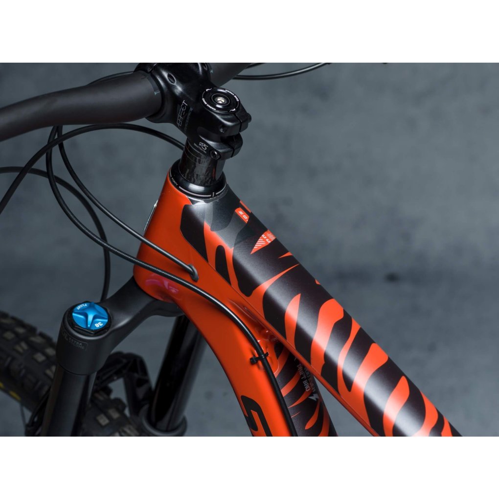 DYEDBRO Frame Protection Kit Zebra - black gloss