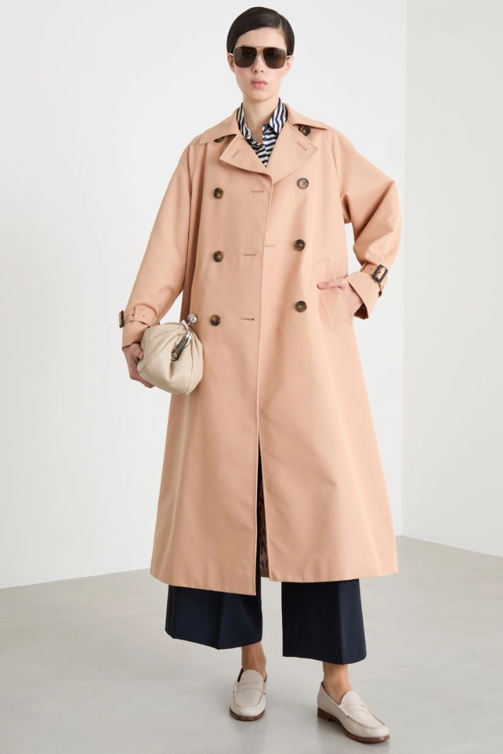 Double-breasted trench coat - PINK