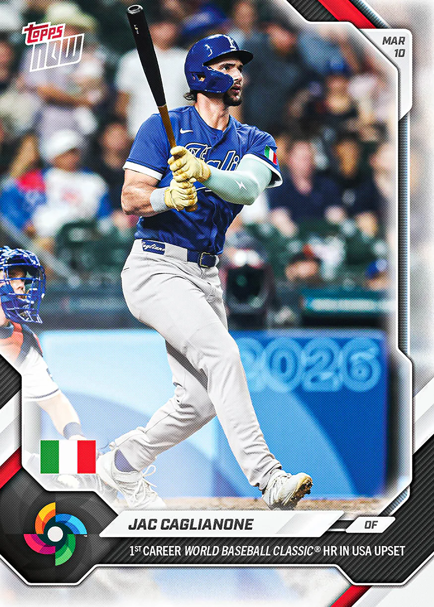 Jac Caglianone - 2026 World Baseball Classic Topps NOW® - Card 23