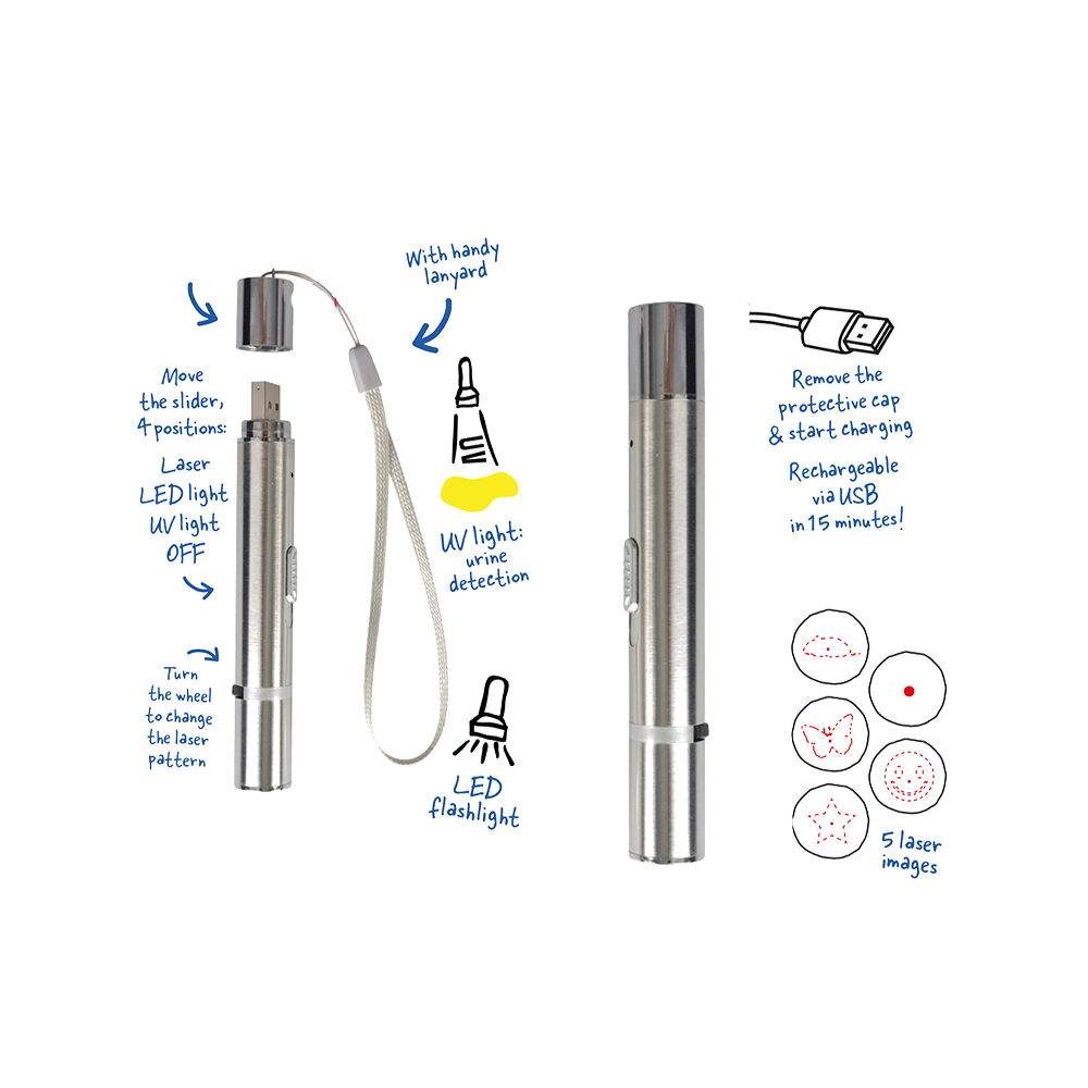 Duvo+ 5 in 1 Laser Cat Toy