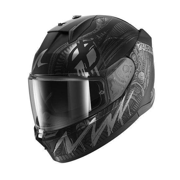 Shark D-SKWAL 3 SHIEVER Full Face Helmet - Black / GrayRef: SH1842