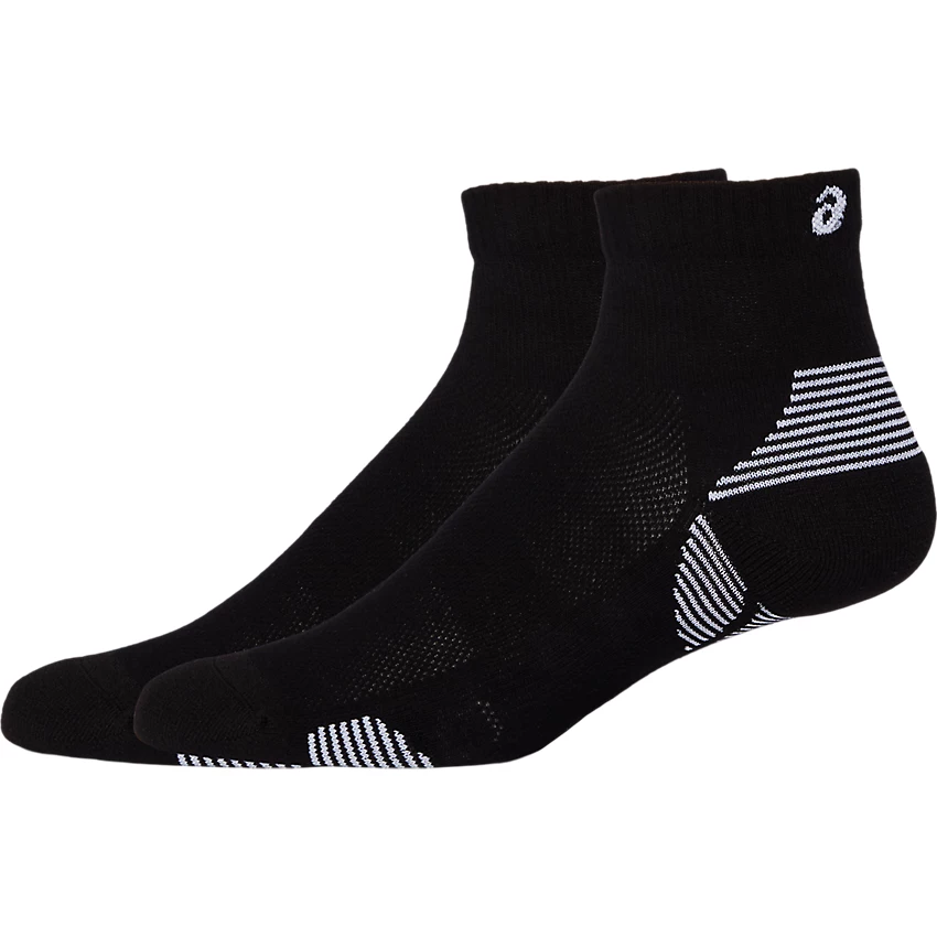 2PPK CUSHION RUN QUARTER SOCK