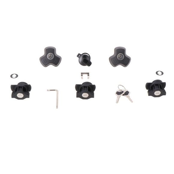 Barillet de bagagerie SW-MOTECH Kit de serrures DUSC + antivols Universel - GrisRef : SWM0756 / LOC.00.745.10200