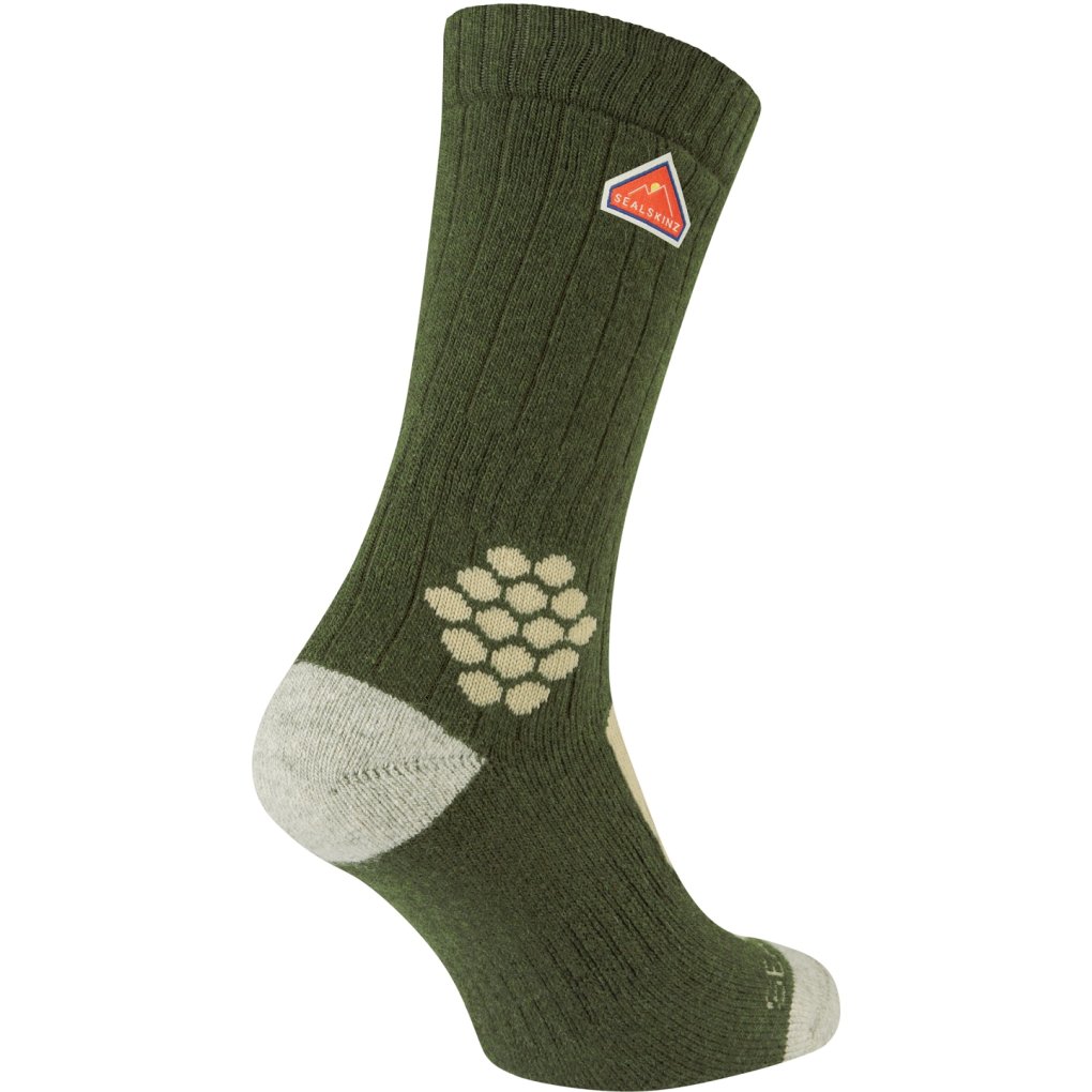 SealSkinz Scarning Mid Length Socks - Green