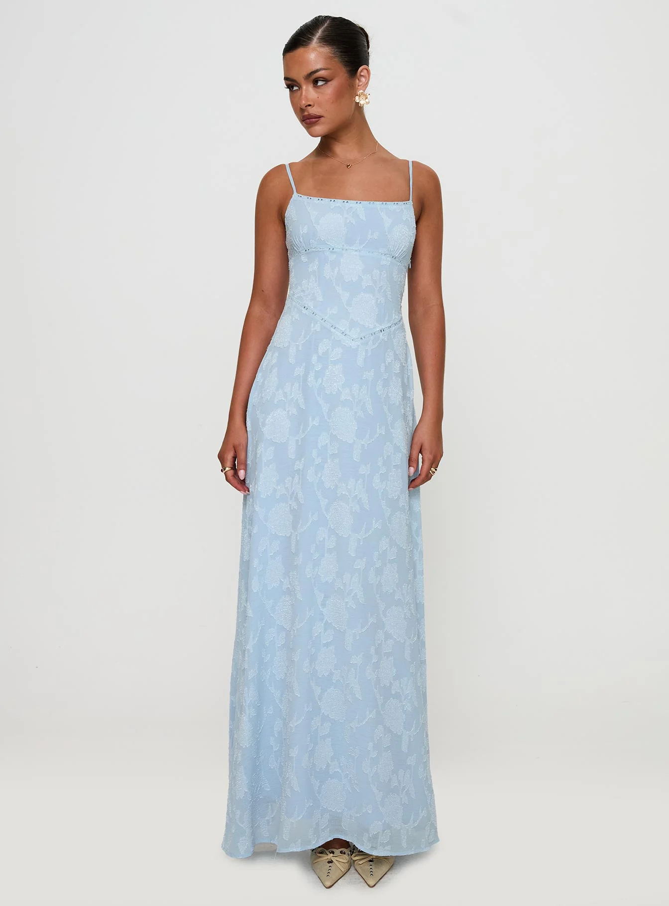 South Of France Maxi Dress Blue
