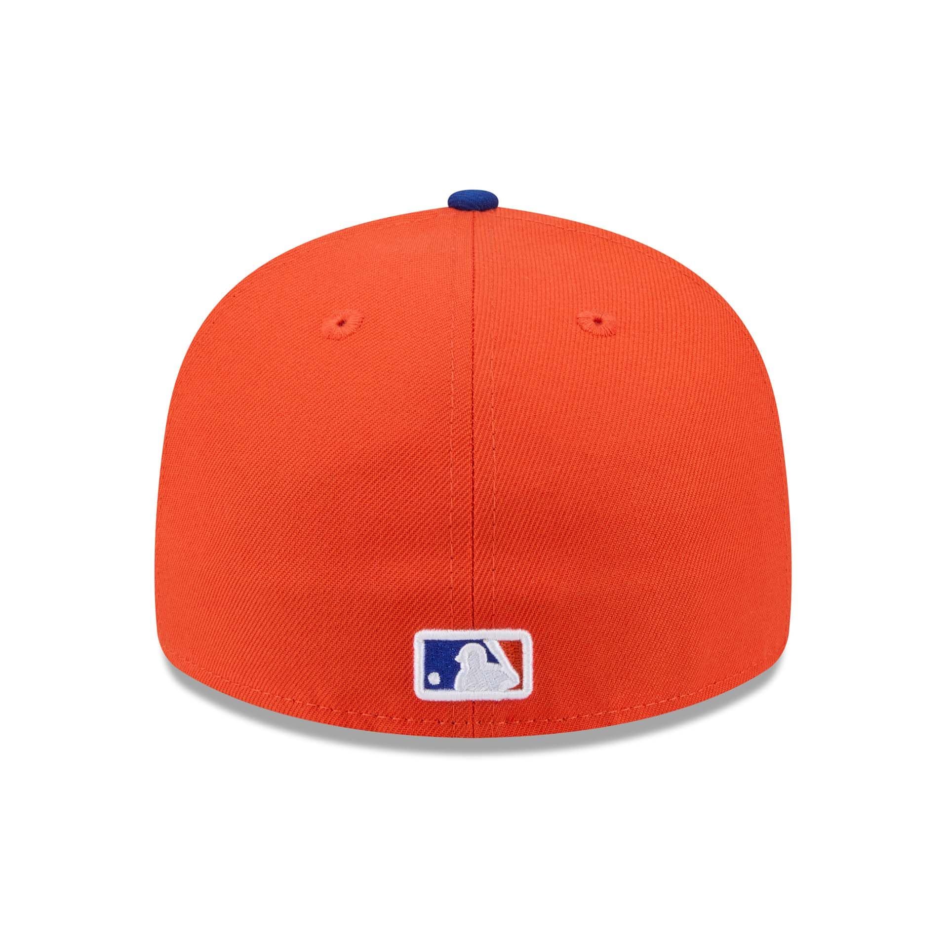 New York Mets 2026 MLB Authentic Spring Training 59FIFTY Pre-Curved Cap Orange