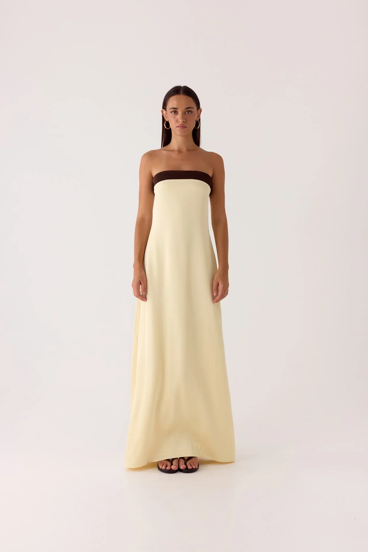 Jiana Maxi Dress - Baby Yellow