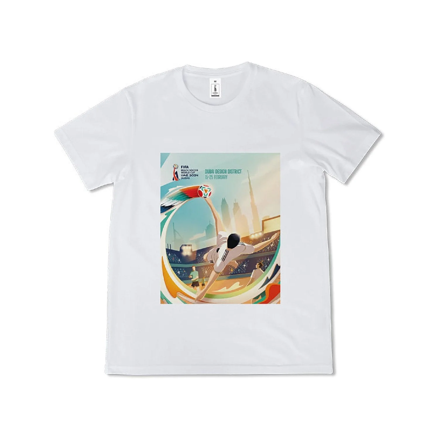 World football competition Beach Soccer World Cup 2024™ White Poster T-Shirt - Unisex