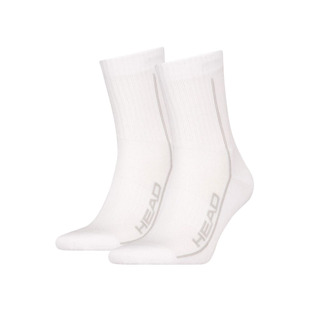 PAIR OF 2 SHORT SOCKS HEAD PERFORMANCE CREW WHITE