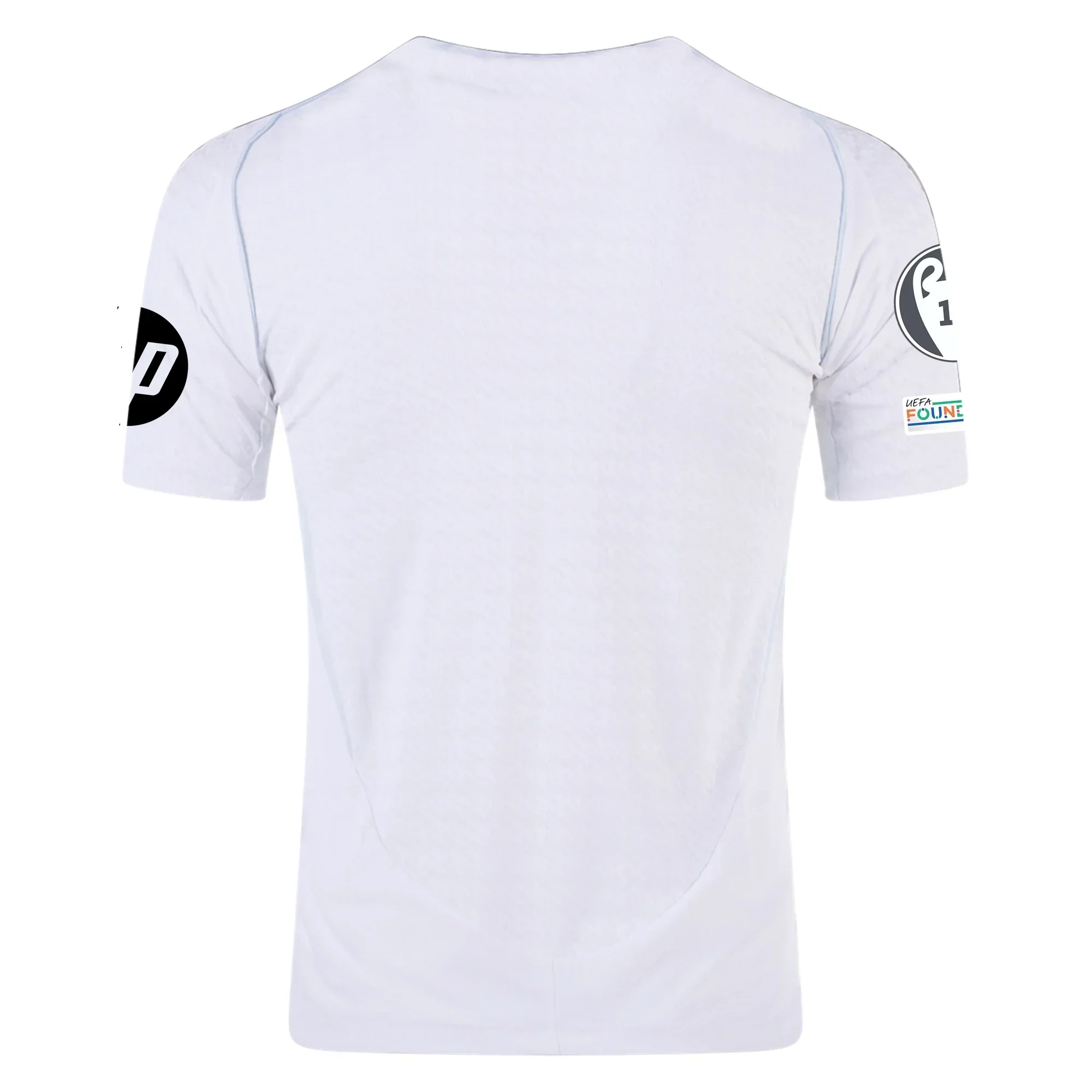 Real Madrid Authentic Home Jersey w/ Champions League Patches 24/25 (White/Black)