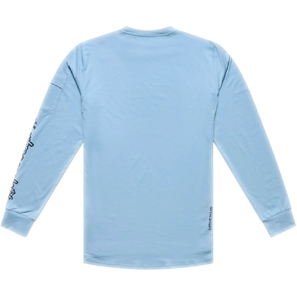 Troy Lee Designs Ruckus Ride Long Sleeve Tee Men - Waves Dawn Blue