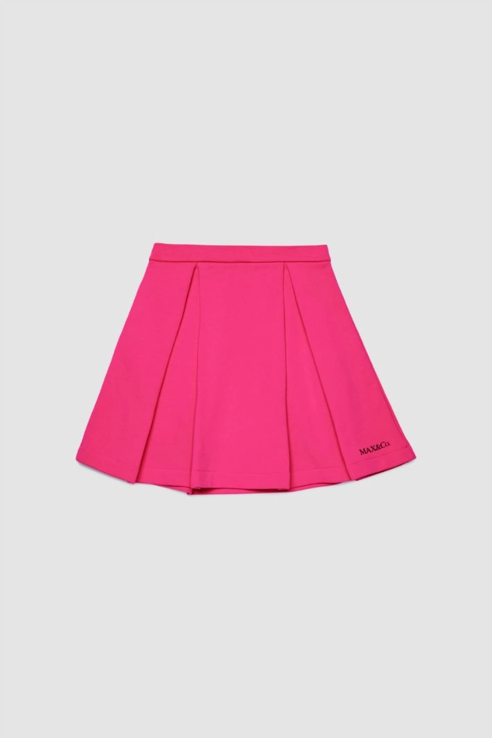 Fleece corolla skirt KID - FUCHSIA