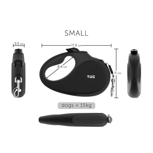 Tug 360° Tangle-Free Retractable Leash - XS - 3 M