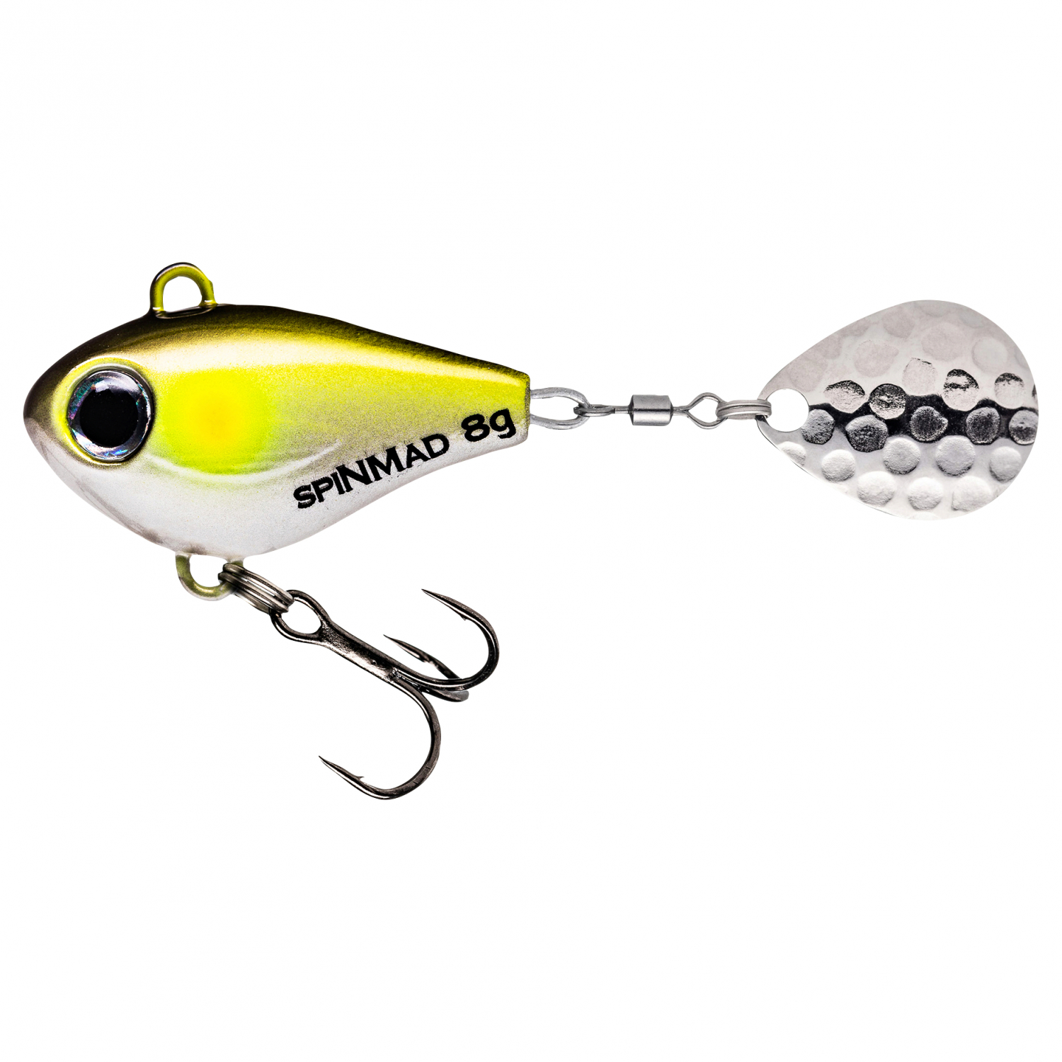 SpinMad Lead Head Spinners Jigmaster (Ayu, 8 g)