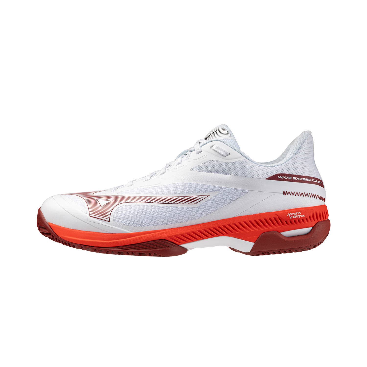 MIZUNO WAVE EXCEED COURT CLAY WHITE/RED 61GC2520