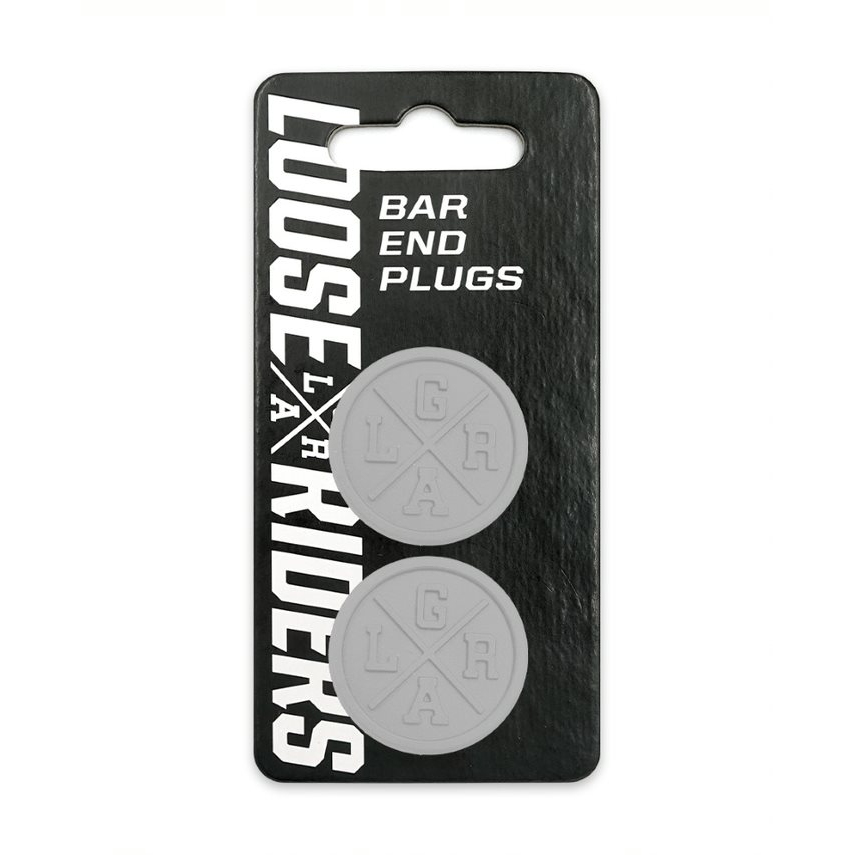 Loose Riders Grip End Plugs - grey
