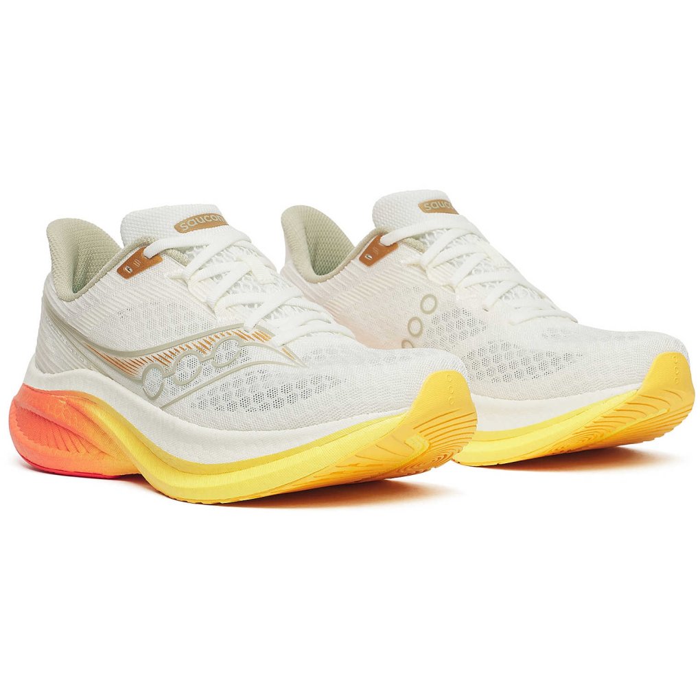 Saucony Endorphin Speed 5 Running Shoes Men - ivory/fire