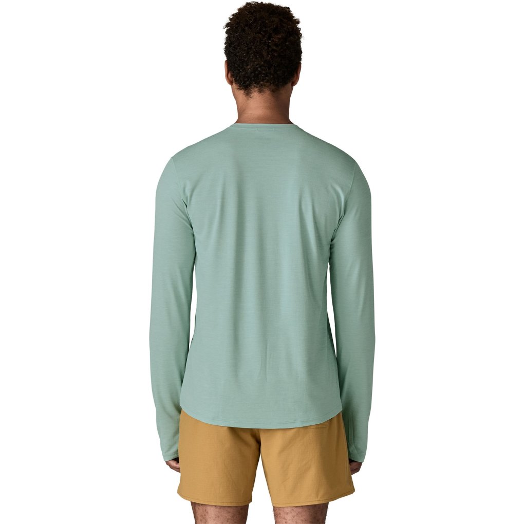 Patagonia Cap Cool Sun Long Sleeve Shirt Men - Thermal Blue - Thin Ice X-Dye