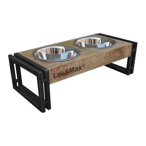 Lex & Max Feeder Oslo - Feeder - 67 x 34 x 26 cm - Ø24 cm - Stainless steel