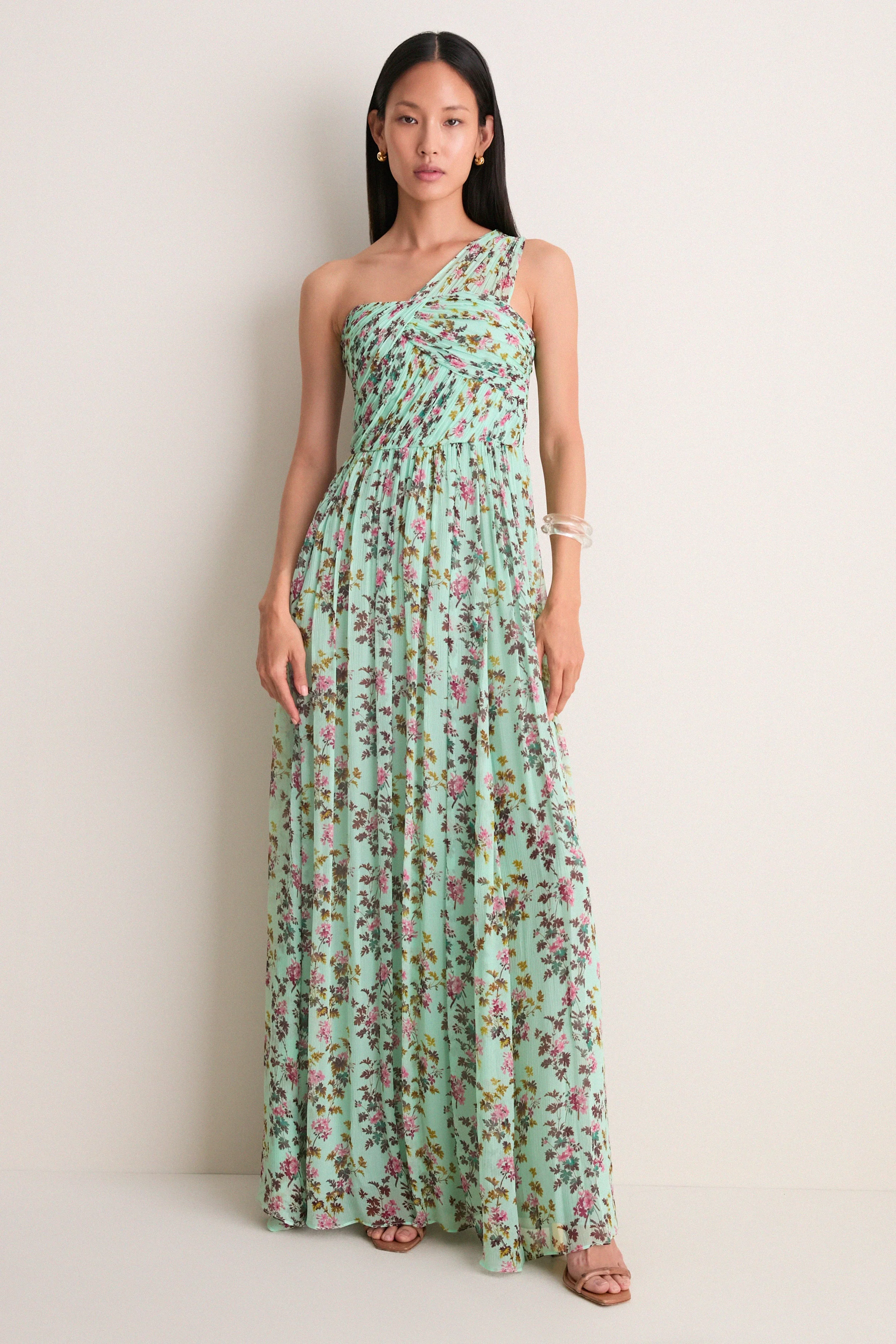 Opaline Aureline Silk Gown