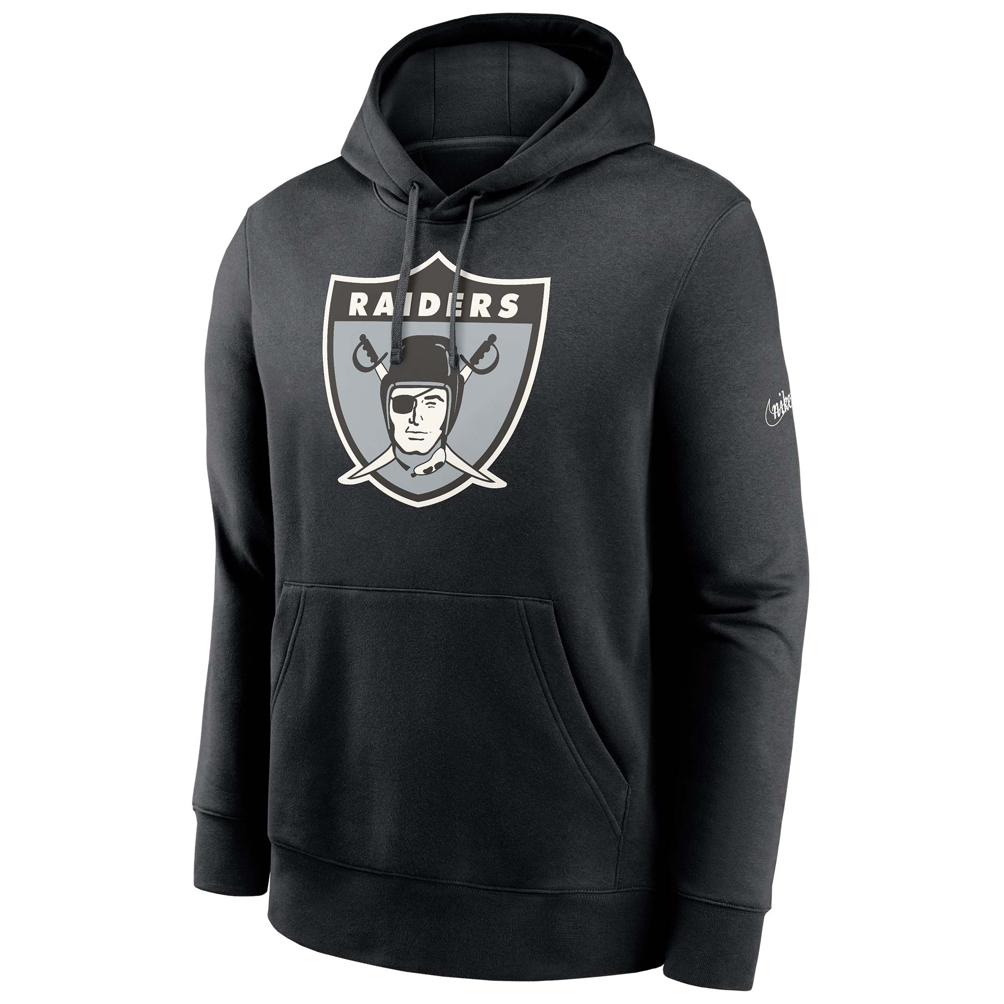 Las Vegas Raiders Rewind Logo Nike Club NFL Hoodie Black