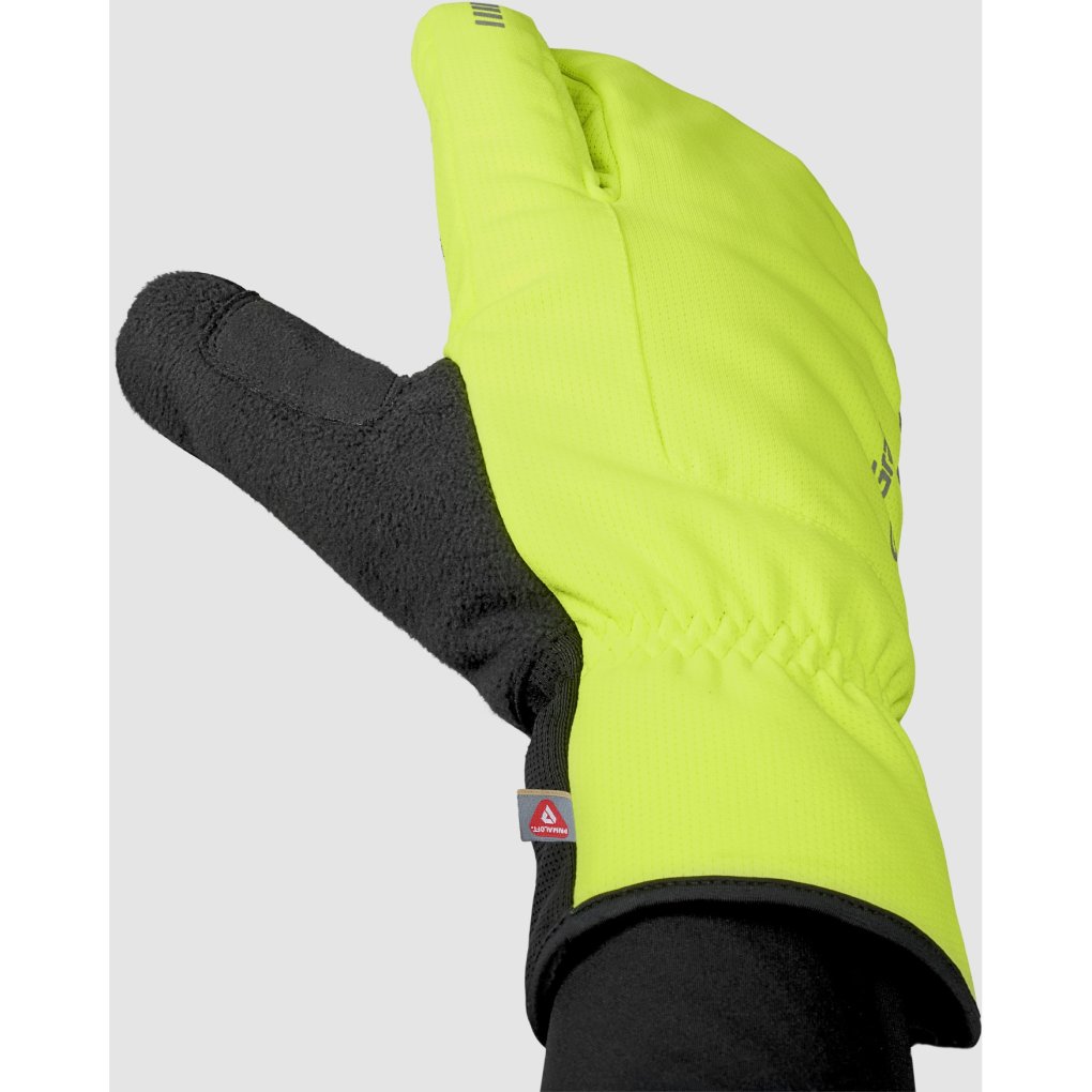 GripGrab Nordic 2 Deep Winter Lobster Windproof Gloves - Yellow hi-vis