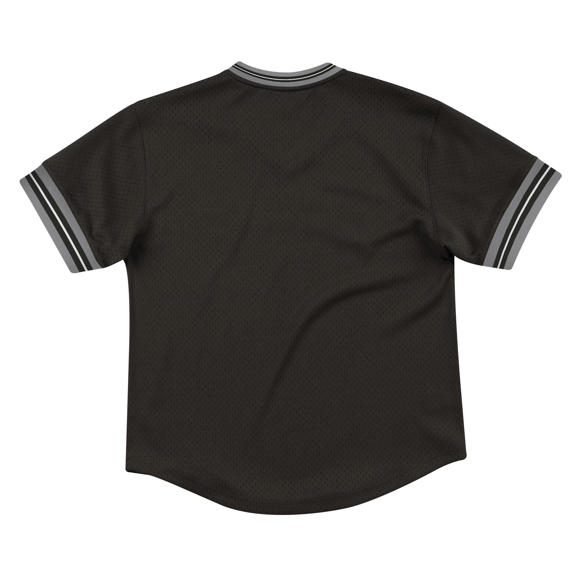 Oakland Raiders Unbeaten Mitchell & Ness NFL V-Neck Mesh Shirt Black