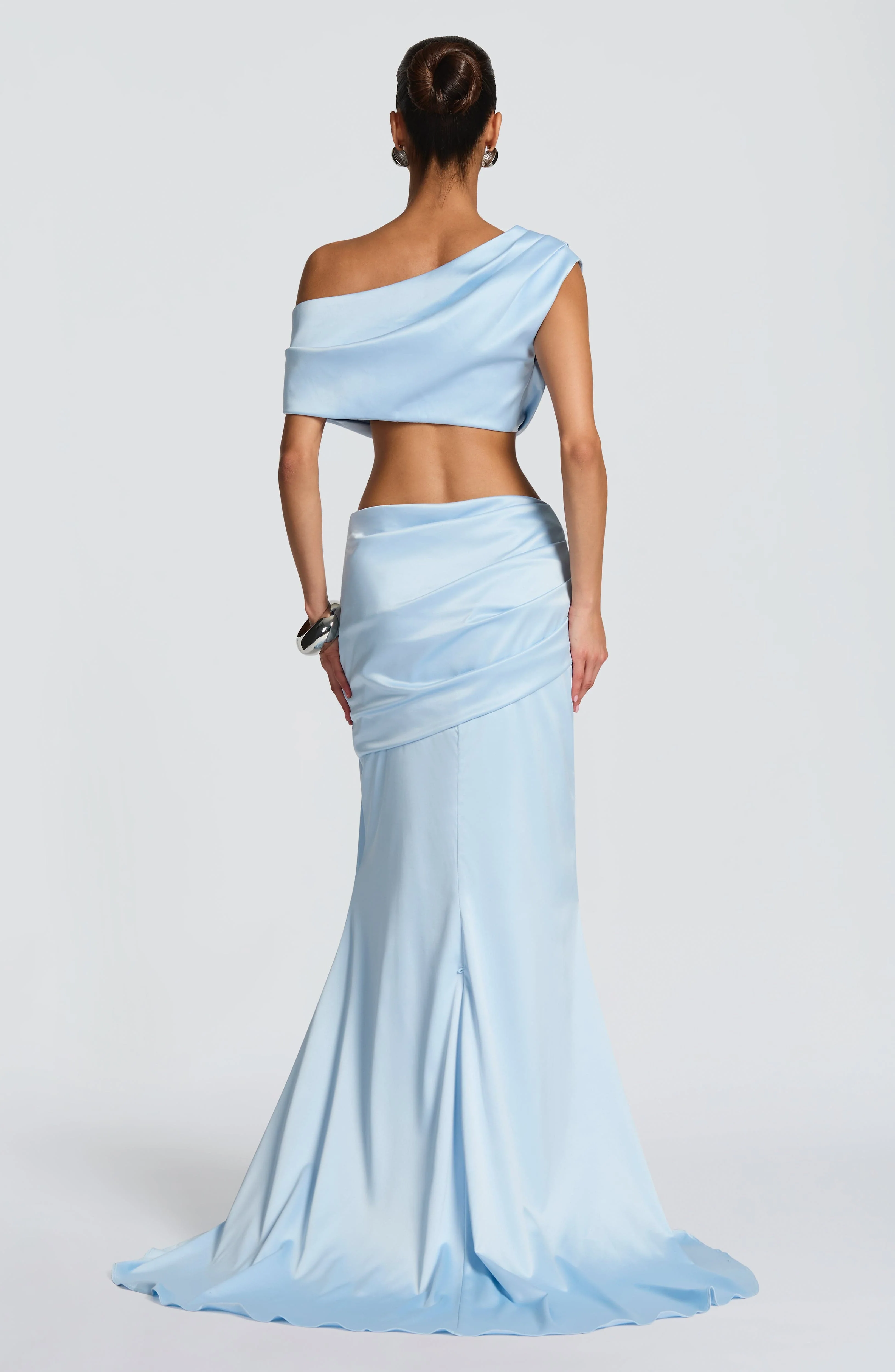 Claudette Maxi Skirt - Glacier Blue