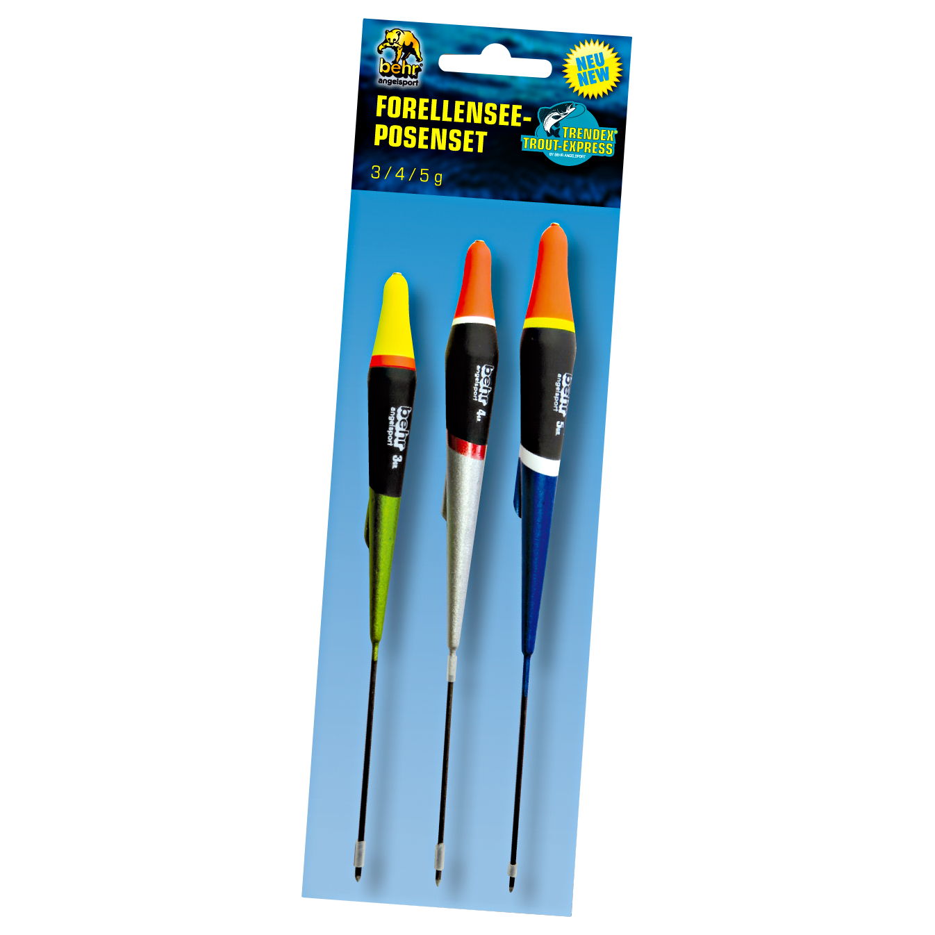 Trendex Trout-Express trout lake pose set