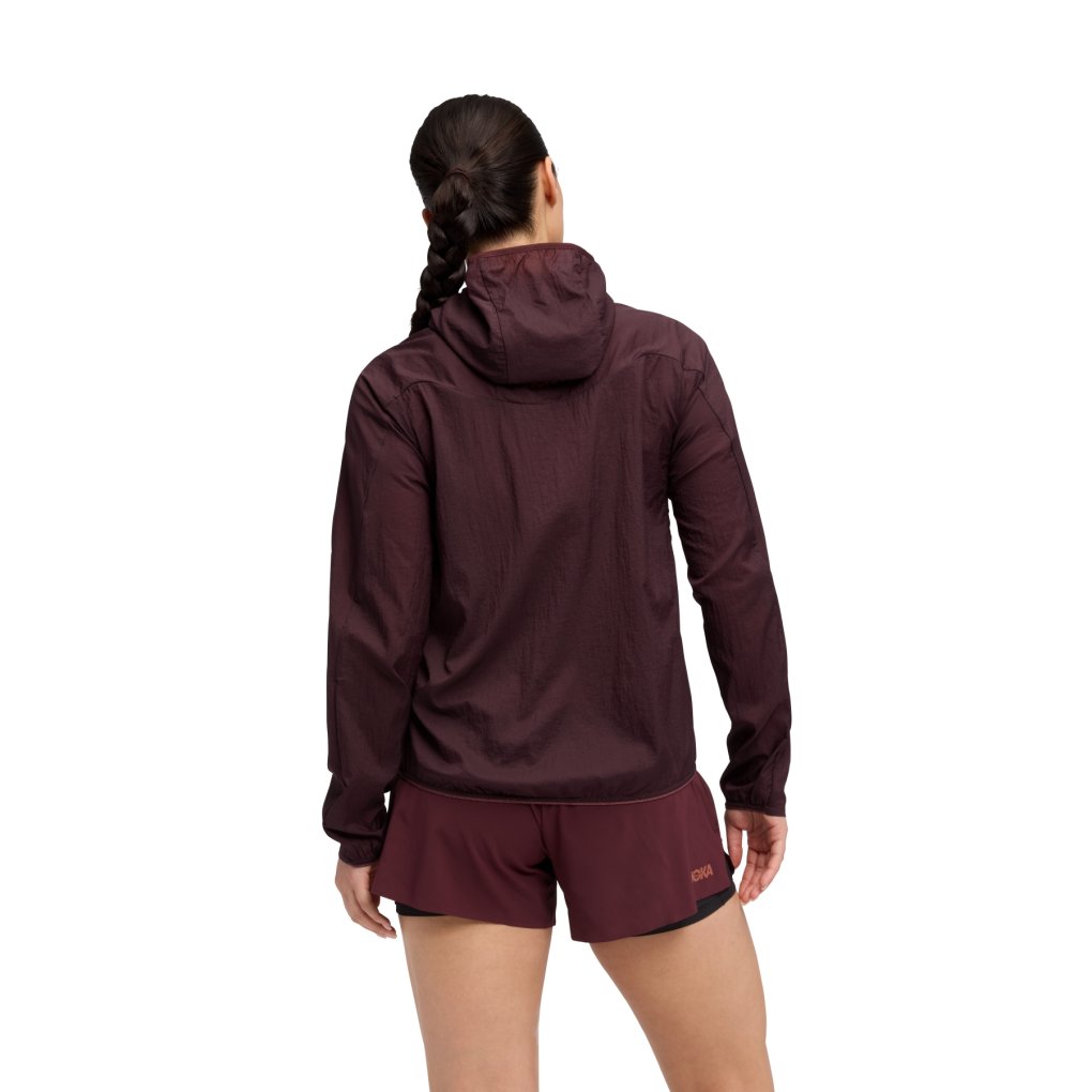 Hoka Skyflow Jacket Women - black cherry
