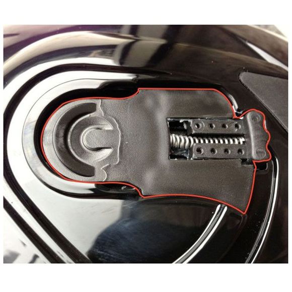Shark helmet side plate UNDER PLATE KIT - SPARTAN / SPARTAN 1.2 - BlackRef: sh1195 / fx5051pblktu