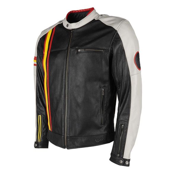 Blouson Moto DXR PATRIOT - Noir / RougeRef : DXR0942