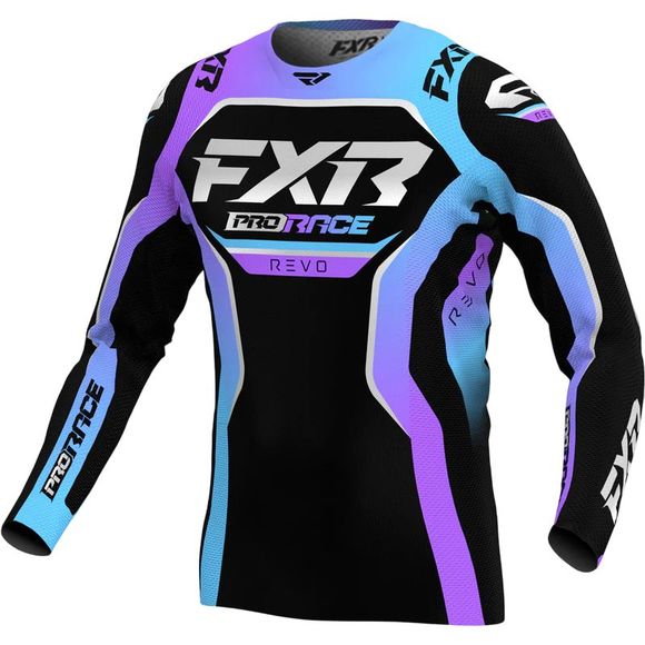 FXR REVO MX 25 CHILDREN'S 2026 cross jersey - Black / BlueRef: FXR0861