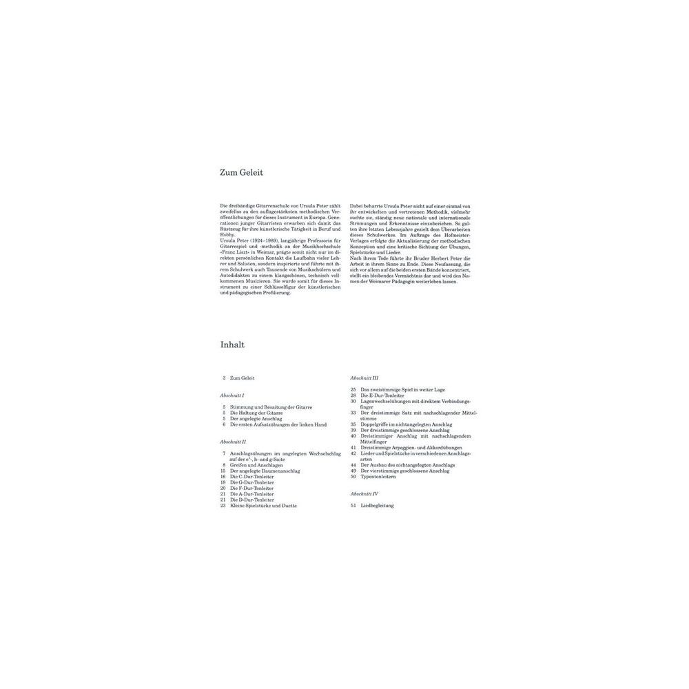 Friedrich Hofmeister Verlag Der Anfangsunterricht im Git.1 – Thomann Ireland