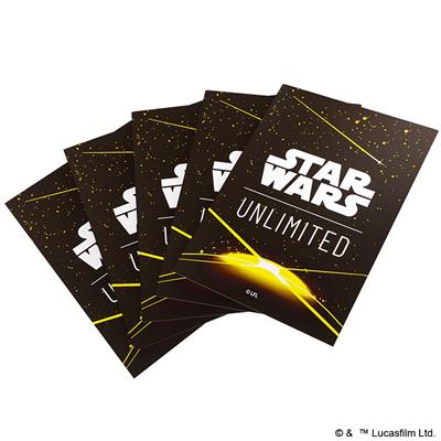 Star Wars: Unlimited Premium Art Sleeve Card Back Yellow