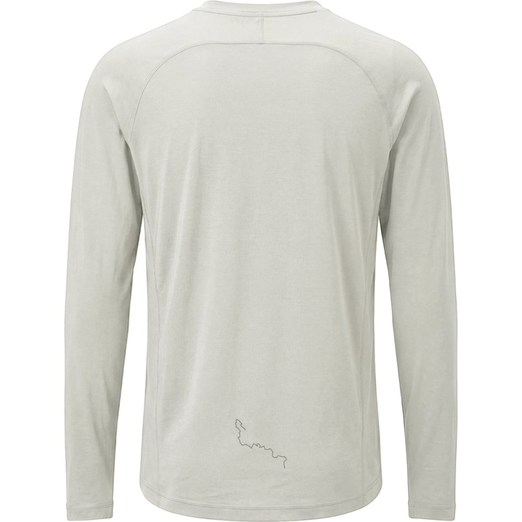 ALBION Zoa Sun Shield Long Sleeve T-Shirt Men - Chalk