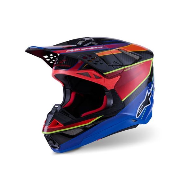 Alpinestars Supertech S -M10 cross Helmet - ERA 2025 - Blue / RedRef: AP3974