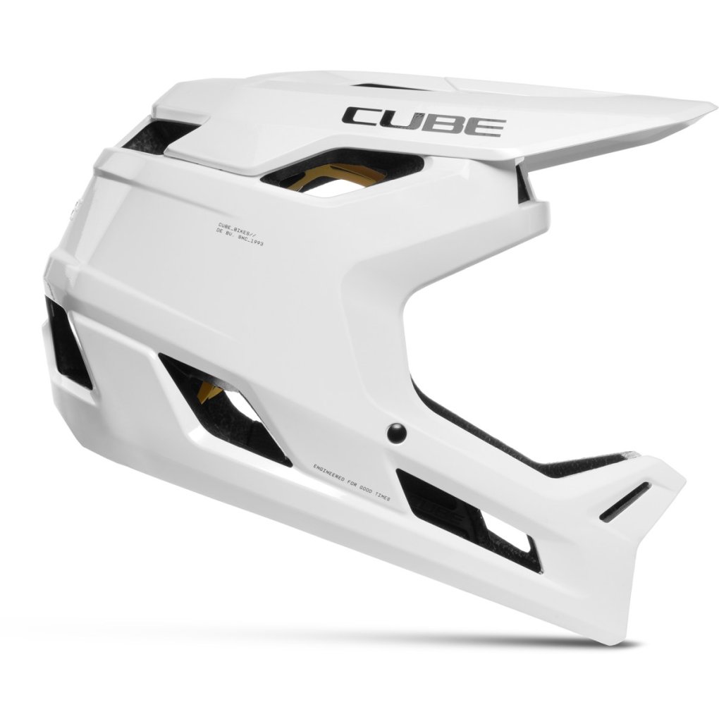 CUBE DESCENDER Full Face Helmet - white | X Actionteam