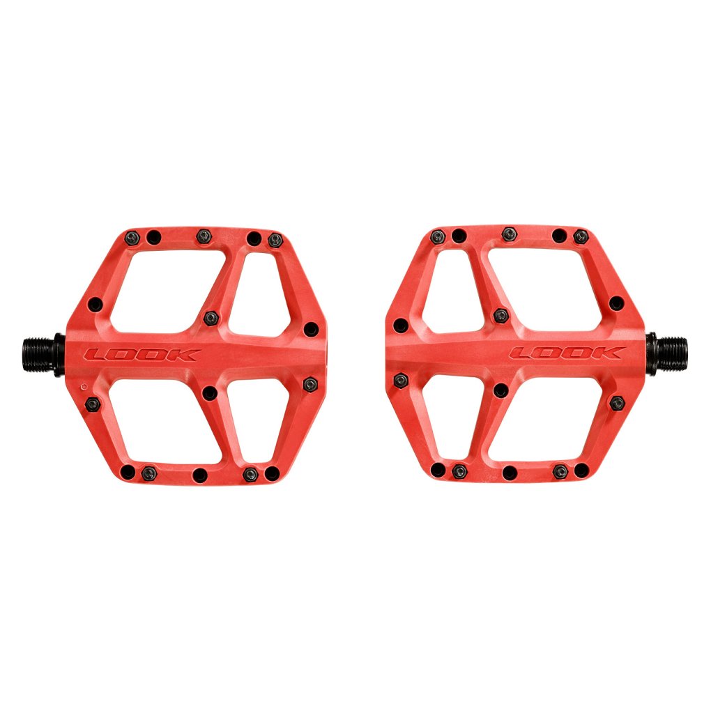 LOOK Trail Roc Fusion MTB Flat Pedals - red