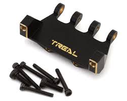 Treal Hobby Axial SCX24 Brass Servo Mount (Black) (EcoPower/Emax) (8.7g) TLHTSCX24-183