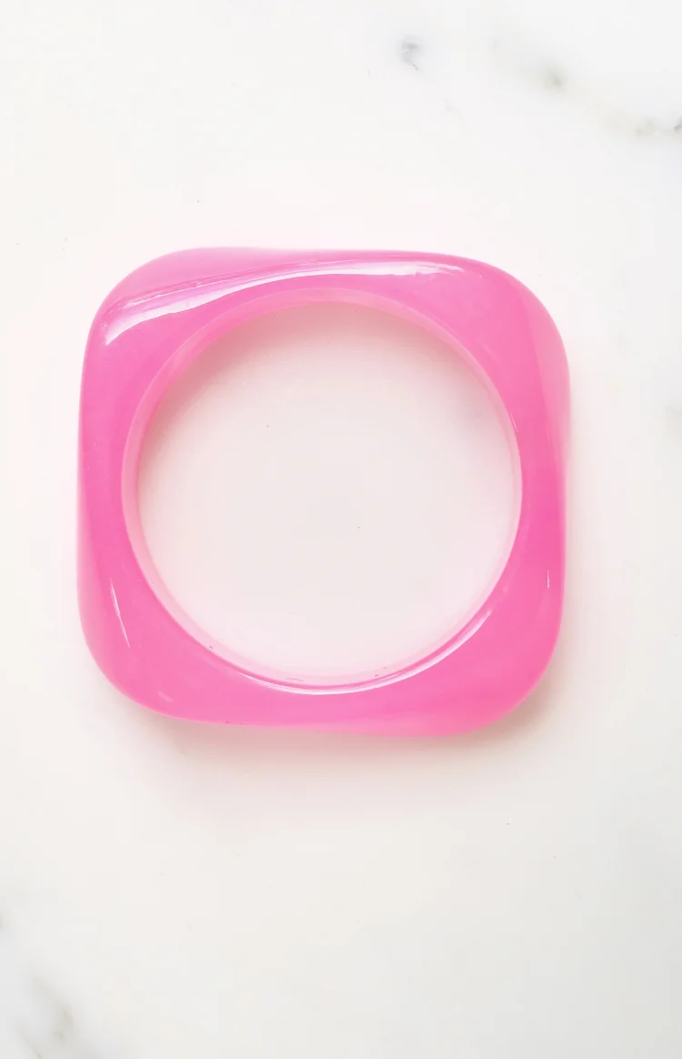 Bernie Pink Resin Bangle