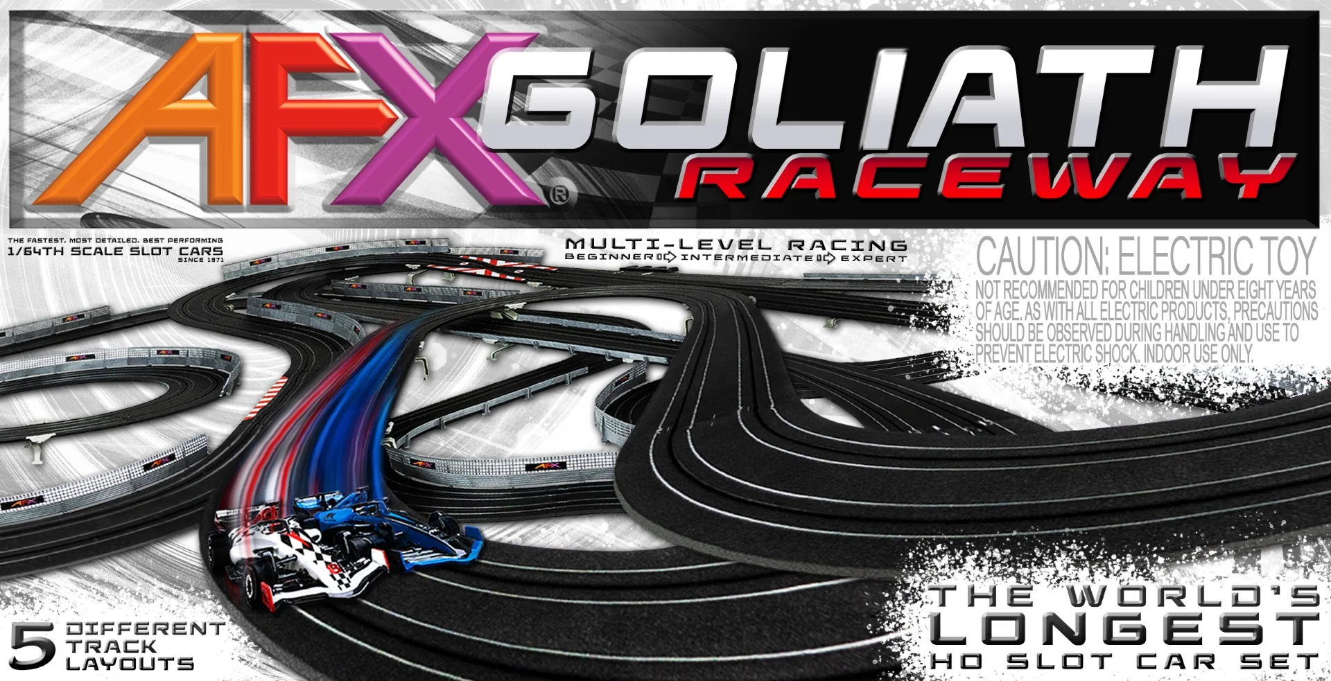Goliath Raceway Set 65 Feet of Track AFX 22040