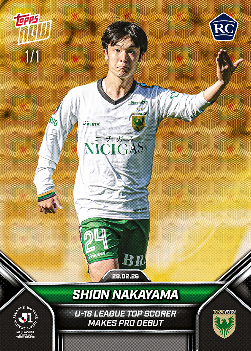 Shion Nakayama - 2026 J.League® Topps NOW® - Card 5