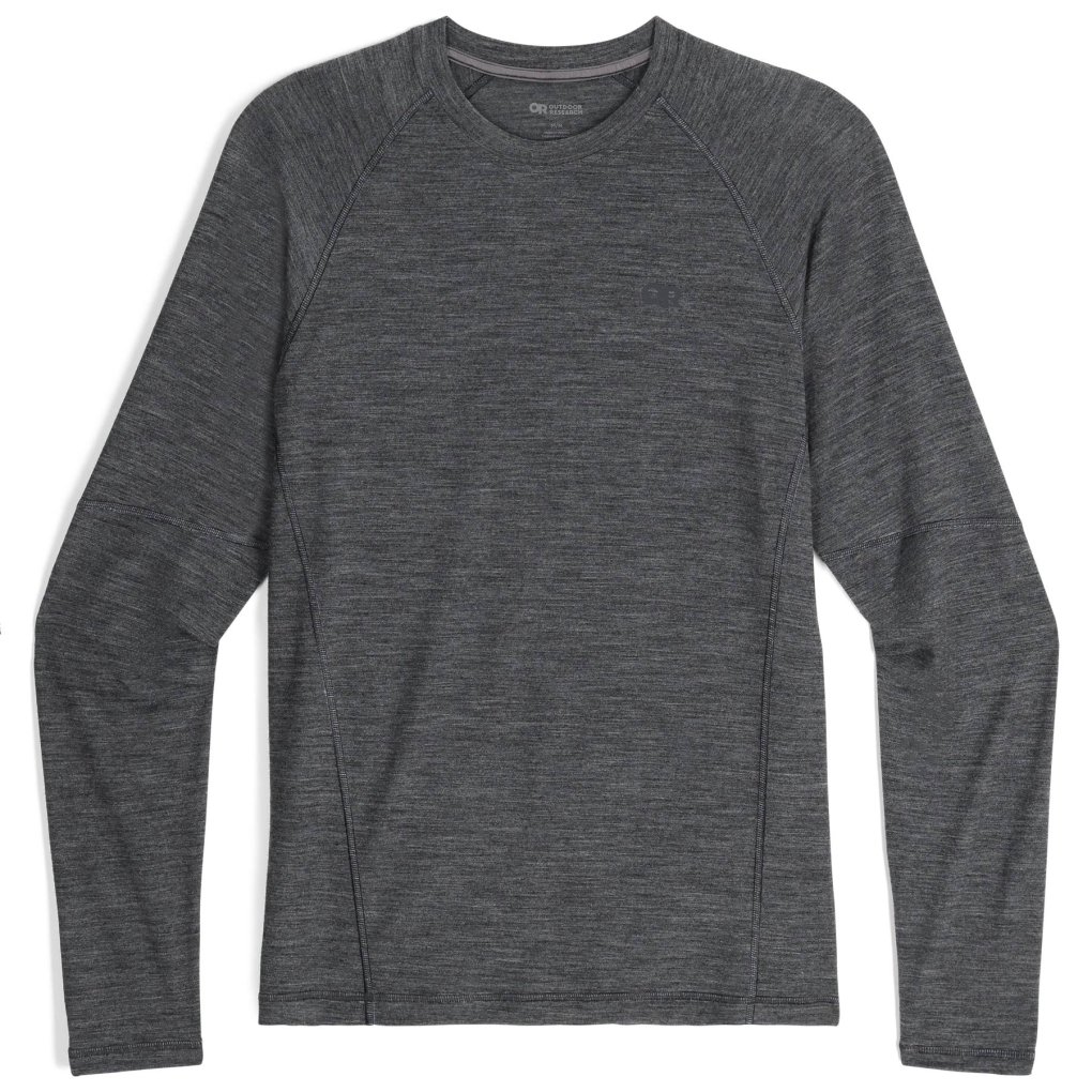 Outdoor Research Alpine Onset Merino 150 Crew Long Sleeve Shirt Men - black heather