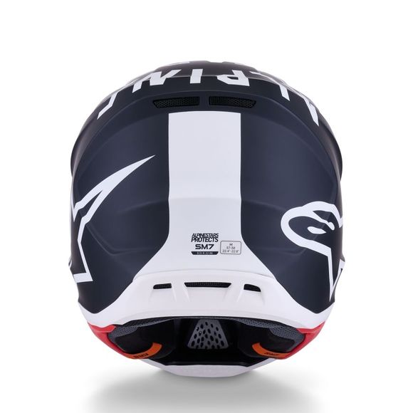 Casque cross Alpinestars S-M7 DASH 2025 - Noir / BlancRef : AP4053
