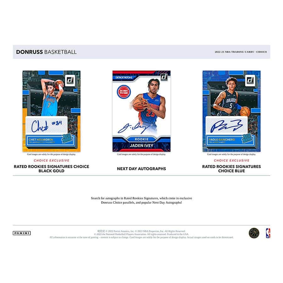 2022/23 Panini Donruss Choice Basketball NBA Hobby Box