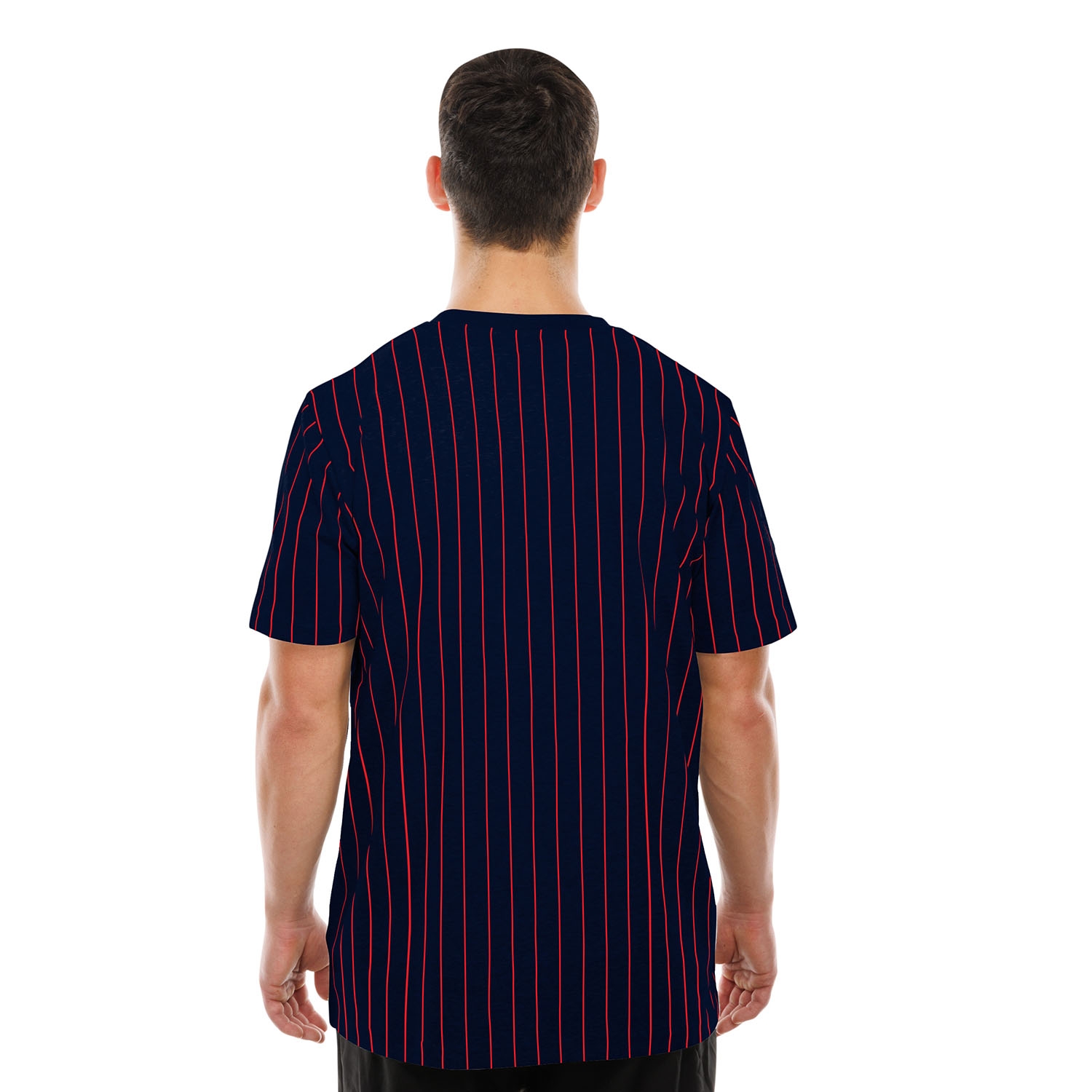 Houston Texans Retro Stripe NFL T-Shirt Navy