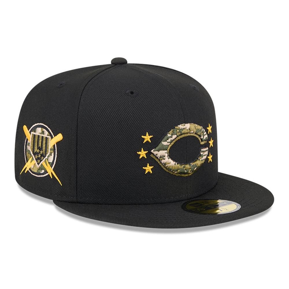 Cincinnati Reds 2024 MLB Authentic Armed Forces New Era 59FIFTY Fitted Cap