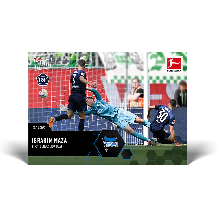 Topps UK - First Bundesliga goal in farewell match - Bundesliga TOPPS NOW® Card #217