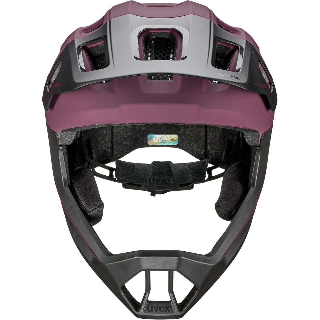 Uvex react jr. Fullface Bike Helmet Kids - cranberry matt